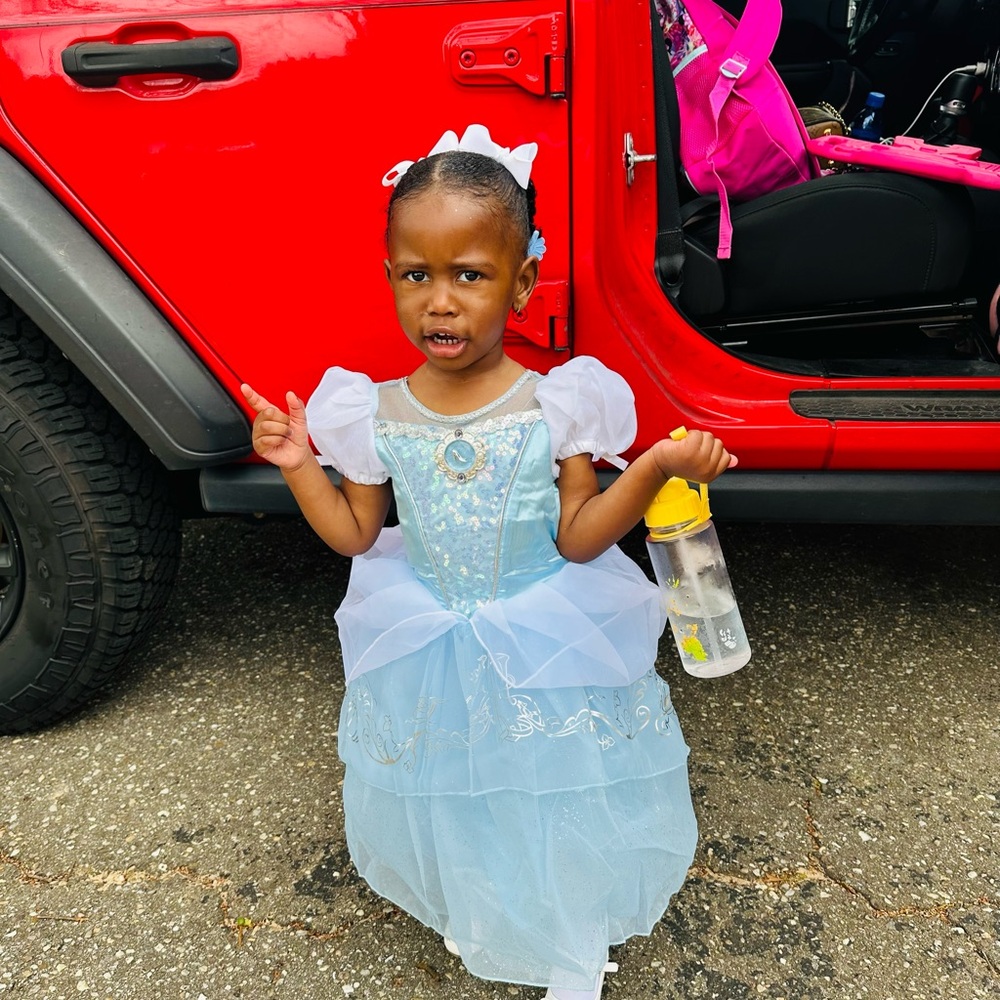 Sparkling Blue Fairy Tale Costume for Kids